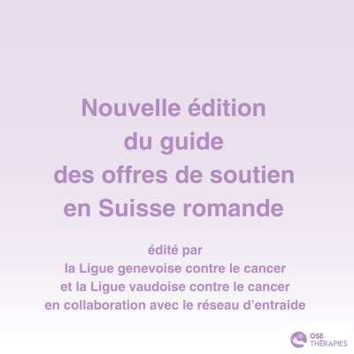 Nouveau guide des offres de soutien en Suisse romande